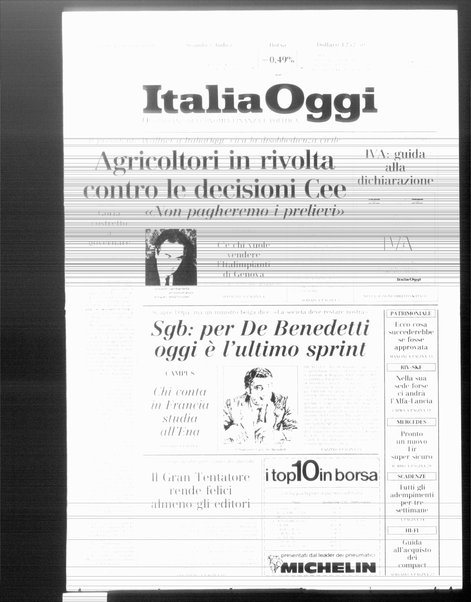 Italia oggi : quotidiano di economia finanza e politica